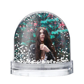 Снежный шар с принтом Dua Lipa в Курске, Пластик | Изображение внутри шара печатается на глянцевой фотобумаге с двух сторон | dua lipa | дуа липа