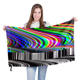 Флаг 3D с принтом Psyhodelic style в Курске, 100% полиэстер | плотность ткани — 95 г/м2, размер — 67 х 109 см. Принт наносится с одной стороны | abstraction | color | optical | pattern | tie dye | абстракция | краска | краски | линии | оптический | паттерн | полосы | психоделика | узор