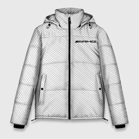 Мужская зимняя куртка 3D с принтом AMG CARBON в Курске, верх — 100% полиэстер; подкладка — 100% полиэстер; утеплитель — 100% полиэстер | длина ниже бедра, свободный силуэт Оверсайз. Есть воротник-стойка, отстегивающийся капюшон и ветрозащитная планка. 

Боковые карманы с листочкой на кнопках и внутренний карман на молнии. | amg | mercedes | марка | машины | мерседес