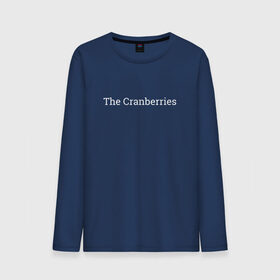 Мужской лонгслив хлопок с принтом The Cranberries в Курске, 100% хлопок |  | Тематика изображения на принте: dolores oriordan | the cranberries