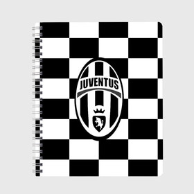 Тетрадь с принтом Juventus в Курске, 100% бумага | 48 листов, плотность листов — 60 г/м2, плотность картонной обложки — 250 г/м2. Листы скреплены сбоку удобной пружинной спиралью. Уголки страниц и обложки скругленные. Цвет линий — светло-серый
 | juve | juventus | италия | спорт | фк | футбол | футбольный клуб | ювентус