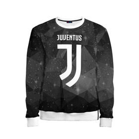 Детский свитшот 3D с принтом Juventus Cosmos в Курске, 100% полиэстер | свободная посадка, прямой крой, мягкая тканевая резинка на рукавах и понизу свитшота | football | italia | juve | juventus | logo | sport | арт | италия | лига | лого | спорт | текстура | фк | футбол | футбольный клуб | эмблема | ювентус