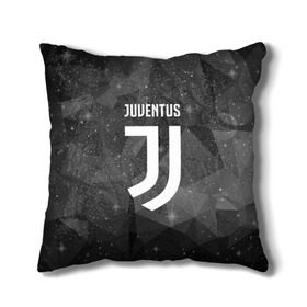 Подушка 3D с принтом Juventus Cosmos в Курске, наволочка – 100% полиэстер, наполнитель – холлофайбер (легкий наполнитель, не вызывает аллергию). | состоит из подушки и наволочки. Наволочка на молнии, легко снимается для стирки | football | italia | juve | juventus | logo | sport | арт | италия | лига | лого | спорт | текстура | фк | футбол | футбольный клуб | эмблема | ювентус