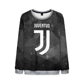 Мужской свитшот 3D с принтом Juventus Cosmos в Курске, 100% полиэстер с мягким внутренним слоем | круглый вырез горловины, мягкая резинка на манжетах и поясе, свободная посадка по фигуре | football | italia | juve | juventus | logo | sport | арт | италия | лига | лого | спорт | текстура | фк | футбол | футбольный клуб | эмблема | ювентус