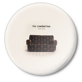 Значок с принтом The Cranberries в Курске,  металл | круглая форма, металлическая застежка в виде булавки | Тематика изображения на принте: cranberries | долорес о риордан | крэнберрис