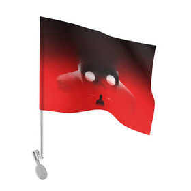 Флаг для автомобиля с принтом Хаски Крот в Курске, 100% полиэстер | Размер: 30*21 см | Тематика изображения на принте: rap | дмитрий кузнецов | рэп | рэпер | хаски