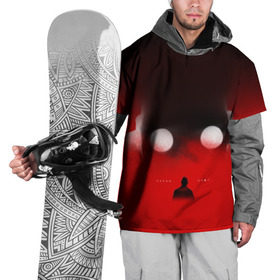 Накидка на куртку 3D с принтом Хаски Крот в Курске, 100% полиэстер |  | rap | дмитрий кузнецов | рэп | рэпер | хаски