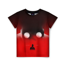 Детская футболка 3D с принтом Хаски Крот в Курске, 100% гипоаллергенный полиэфир | прямой крой, круглый вырез горловины, длина до линии бедер, чуть спущенное плечо, ткань немного тянется | rap | дмитрий кузнецов | рэп | рэпер | хаски