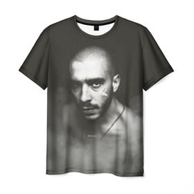 Мужская футболка 3D с принтом Хаски в Курске, 100% полиэфир | прямой крой, круглый вырез горловины, длина до линии бедер | rap | дмитрий кузнецов | рэп | рэпер | хаски