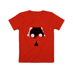 Детская футболка хлопок с принтом Крот в Курске, 100% хлопок | круглый вырез горловины, полуприлегающий силуэт, длина до линии бедер | Тематика изображения на принте: rap | дмитрий кузнецов | рэп | рэпер | хаски