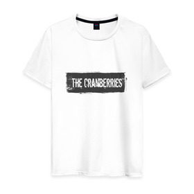 Мужская футболка хлопок с принтом The Сranberries в Курске, 100% хлопок | прямой крой, круглый вырез горловины, длина до линии бедер, слегка спущенное плечо. | cranberries | долорес о риордан | крэнберри