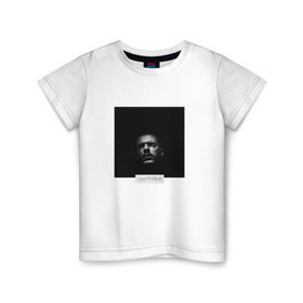 Детская футболка хлопок с принтом Смотрящий в Курске, 100% хлопок | круглый вырез горловины, полуприлегающий силуэт, длина до линии бедер | rap | дмитрий кузнецов | рэп | рэпер | хаски
