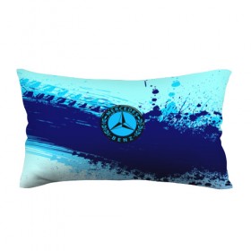Подушка 3D антистресс с принтом Mercedes sport в Курске, наволочка — 100% полиэстер, наполнитель — вспененный полистирол | состоит из подушки и наволочки на молнии | 
