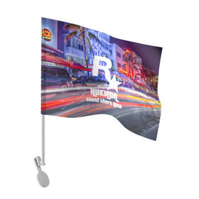 Флаг для автомобиля с принтом Никита в стиле GTA в Курске, 100% полиэстер | Размер: 30*21 см | game | grand theft auto v | gta 5 | gta online | gta v | город | игры | имена | никита
