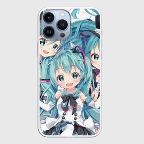 Чехол для iPhone 13 Pro Max с принтом Miku множество в Курске,  |  | anime | hatsune miku | vocaloid | аниме | вокалоид | мику хатсуне