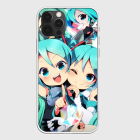 Чехол для iPhone 12 Pro с принтом Vocaloid в Курске, силикон | область печати: задняя сторона чехла, без боковых панелей | anime | hatsune miku | vocaloid | аниме | вокалоид | мику хатсуне