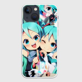 Чехол для iPhone 13 mini с принтом Vocaloid в Курске,  |  | Тематика изображения на принте: anime | hatsune miku | vocaloid | аниме | вокалоид | мику хатсуне