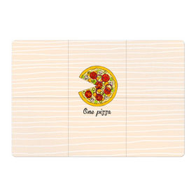 Магнитный плакат 3Х2 с принтом One love, One pizza в Курске, Полимерный материал с магнитным слоем | 6 деталей размером 9*9 см | 14 февраля | love | pizza | valentine | любовь