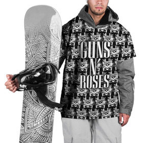 Накидка на куртку 3D с принтом Guns n roses в Курске, 100% полиэстер |  | guns n roses | gunsnroses | ганз н роус | ганзес роус | ганзесроус | ганзнроус | дафф маккаган | диззи рид | мелисса риз | ричард фортус | рок | слэш | франк феррер | эксл роуз