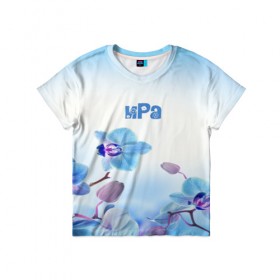 Детская футболка 3D с принтом Ира в Курске, 100% гипоаллергенный полиэфир | прямой крой, круглый вырез горловины, длина до линии бедер, чуть спущенное плечо, ткань немного тянется | flower | name | spring | букет | весна | имена | имя | ира | природа | узор | цветочный | цветы