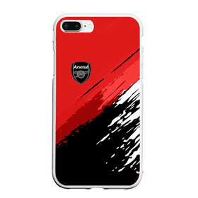 Чехол для iPhone 7Plus/8 Plus матовый с принтом Arsenal 2018 Original в Курске, Силикон | Область печати: задняя сторона чехла, без боковых панелей | football | soccer | арсенал