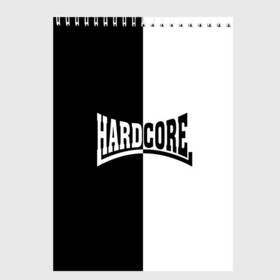 Скетчбук с принтом Hardcore в Курске, 100% бумага
 | 48 листов, плотность листов — 100 г/м2, плотность картонной обложки — 250 г/м2. Листы скреплены сверху удобной пружинной спиралью | hard core | hardcor | hardcore | быстрый | жанр | жёсткий | метал | музыка | музыкальный | музыки | олдскул | панк | радикальный | рок | рэп | техно | треш | тяжелый | хард кор