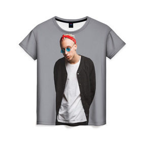 Женская футболка 3D с принтом T-Fest в Курске, 100% полиэфир ( синтетическое хлопкоподобное полотно) | прямой крой, круглый вырез горловины, длина до линии бедер | tfest | ти | тифест | фест