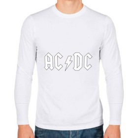 Мужской лонгслив хлопок с принтом AC/DC в Курске, 100% хлопок |  | Тематика изображения на принте: ac dc | acdc | high voltage | ангус | металл | рок | фсвс | эй си ди си | эйсидиси | янг