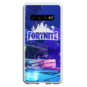 Чехол для Samsung Galaxy S10 с принтом Fortnite в Курске, Силикон | Область печати: задняя сторона чехла, без боковых панелей | Тематика изображения на принте: 99 problem | 99 problems | abstract | battle | black | fortnite | heroes | royale | survival | абстракция | битва | королевская | королей | фартнайт | фортнайт | фортнит | черная