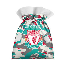 Подарочный 3D мешок с принтом FC Liverpool в Курске, 100% полиэстер | Размер: 29*39 см | england | football | liverpool fc | logo | sport | англия | арт | камуфляж | ливерпуль | лига | лого | милитари | спорт | текстура | фк | футбол | футбольный клуб | эмблема