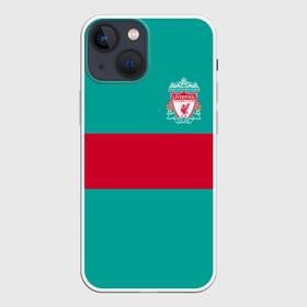 Чехол для iPhone 13 mini с принтом FC Liverpool в Курске,  |  | england | football | liverpool fc | logo | sport | англия | арт | ливерпуль | лига | лого | спорт | текстура | фк | футбол | футбольный клуб | эмблема