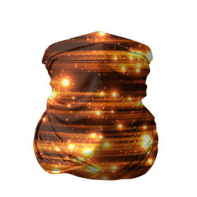 Бандана-труба 3D с принтом Огоньки в Курске, 100% полиэстер, ткань с особыми свойствами — Activecool | плотность 150‒180 г/м2; хорошо тянется, но сохраняет форму | кометы | космос | метеорит | огоньки | свет | яркий