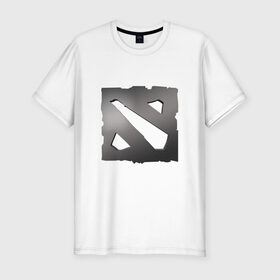 Мужская футболка премиум с принтом Dota 2 - Black design 2018 в Курске, 92% хлопок, 8% лайкра | приталенный силуэт, круглый вырез ворота, длина до линии бедра, короткий рукав | Тематика изображения на принте: 0x000000123 | dota | dota2 | steam | дота | стим
