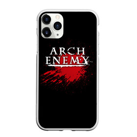 Чехол для iPhone 11 Pro матовый с принтом Arch Enemy в Курске, Силикон |  | Тематика изображения на принте: arch enemy | band | blood | metal | music | rock | атрибутика | группа | кровь | метал | музыка | рок