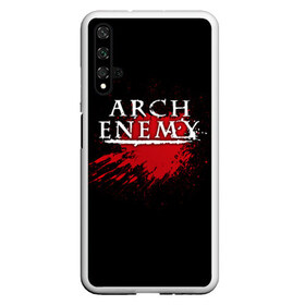 Чехол для Honor 20 с принтом Arch Enemy в Курске, Силикон | Область печати: задняя сторона чехла, без боковых панелей | arch enemy | band | blood | metal | music | rock | атрибутика | группа | кровь | метал | музыка | рок