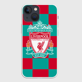 Чехол для iPhone 13 mini с принтом ФК Ливерпуль в Курске,  |  | england | fc | англия | ливерпуль | фк
