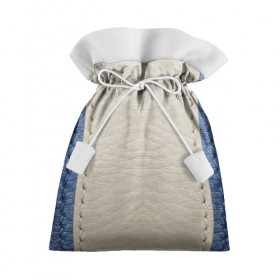 Подарочный 3D мешок с принтом Blue and White в Курске, 100% полиэстер | Размер: 29*39 см | Тематика изображения на принте: 