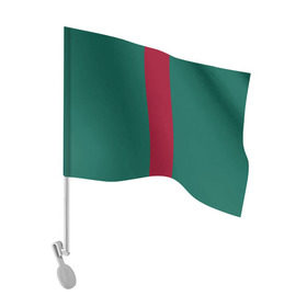 Флаг для автомобиля с принтом Зеленый/бордовый в Курске, 100% полиэстер | Размер: 30*21 см | Тематика изображения на принте: gucci | гучи | гуччи | полосы