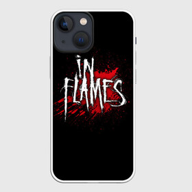 Чехол для iPhone 13 mini с принтом In Flames в Курске,  |  | band | blood | in flames | metal | music | rock | атрибутика | группа | кровь | метал | музыка | рок