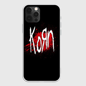 Чехол для iPhone 12 Pro Max с принтом Korn в Курске, Силикон |  | Тематика изображения на принте: band | blood | korn | metal | music | rock | атрибутика | группа | кровь | метал | музыка | рок