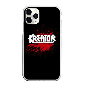 Чехол для iPhone 11 Pro матовый с принтом Kreator в Курске, Силикон |  | Тематика изображения на принте: band | blood | kreator | metal | music | rock | атрибутика | группа | кровь | метал | музыка | рок