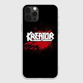Чехол для iPhone 12 Pro Max с принтом Kreator в Курске, Силикон |  | Тематика изображения на принте: band | blood | kreator | metal | music | rock | атрибутика | группа | кровь | метал | музыка | рок