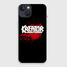 Чехол для iPhone 13 с принтом Kreator в Курске,  |  | band | blood | kreator | metal | music | rock | атрибутика | группа | кровь | метал | музыка | рок