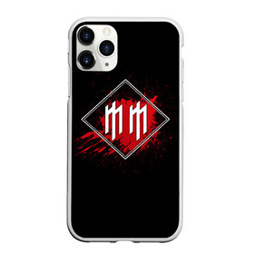 Чехол для iPhone 11 Pro матовый с принтом Marilyn Manson в Курске, Силикон |  | Тематика изображения на принте: band | blood | marilyn manson | metal | music | rock | атрибутика | группа | кровь | метал | музыка | рок