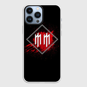 Чехол для iPhone 13 Pro Max с принтом Marilyn Manson в Курске,  |  | Тематика изображения на принте: band | blood | marilyn manson | metal | music | rock | атрибутика | группа | кровь | метал | музыка | рок