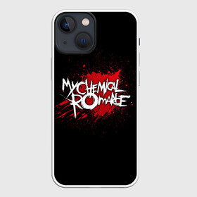 Чехол для iPhone 13 mini с принтом My Chemical Romance в Курске,  |  | band | blood | metal | music | my chemical romance | rock | атрибутика | группа | кровь | метал | музыка | рок