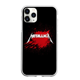 Чехол для iPhone 11 Pro матовый с принтом Metallica в Курске, Силикон |  | Тематика изображения на принте: band | blood | metal | metallica | music | rock | атрибутика | группа | кровь | метал | музыка | рок