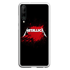 Чехол для Honor P30 с принтом Metallica в Курске, Силикон | Область печати: задняя сторона чехла, без боковых панелей | band | blood | metal | metallica | music | rock | атрибутика | группа | кровь | метал | музыка | рок