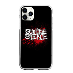 Чехол для iPhone 11 Pro матовый с принтом Suicide Silence в Курске, Силикон |  | Тематика изображения на принте: band | blood | metal | music | rock | suicide silence | атрибутика | группа | кровь | метал | музыка | рок