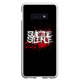 Чехол для Samsung S10E с принтом Suicide Silence в Курске, Силикон | Область печати: задняя сторона чехла, без боковых панелей | Тематика изображения на принте: band | blood | metal | music | rock | suicide silence | атрибутика | группа | кровь | метал | музыка | рок